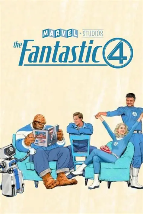 The Fantastic Four (2025) showcasing Marvel’s first family united against a cosmic threat, marking their epic debut in the MCU.